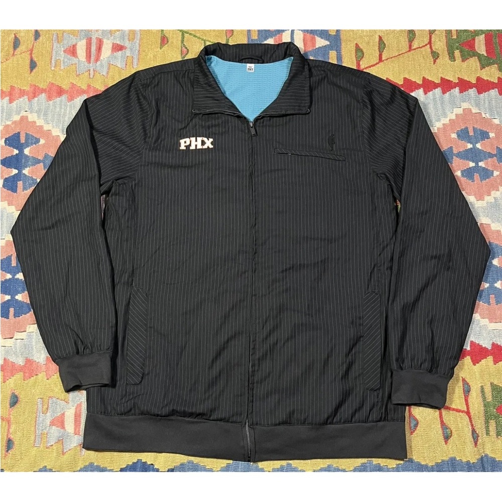 Phoenix Suns Adidas The Association Black Full Zip Jacket Men’s 2XT NBA